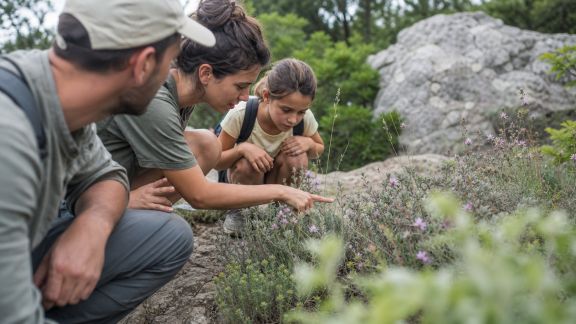 Découverte de la faune et de la flore lors d’ateliers nature en Corse