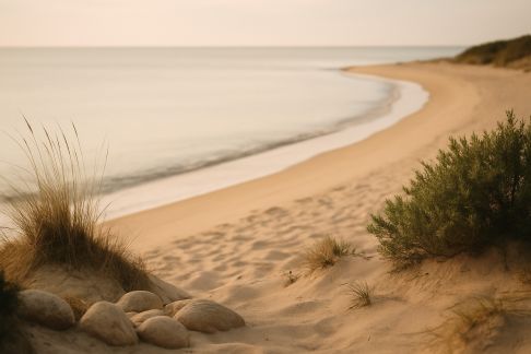 Sélection des plages abritées du vent pour une journée paisible