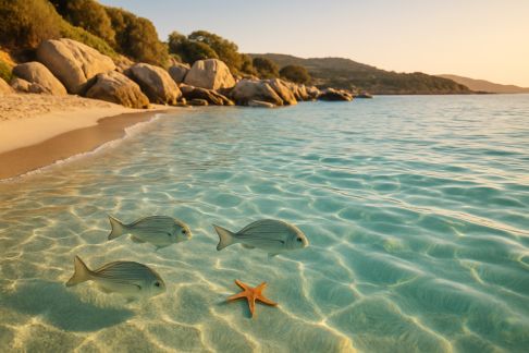 Les plages incontournables pour admirer la faune marine corse