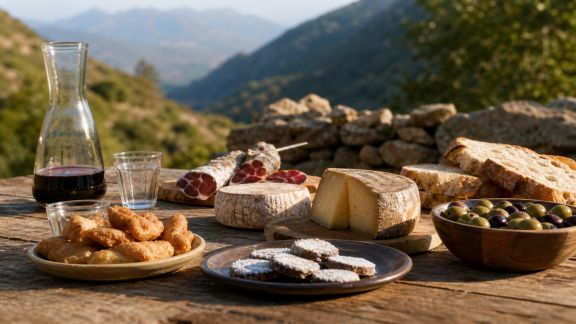 À la table des bergers corses : coutumes et spécialités du terroir
