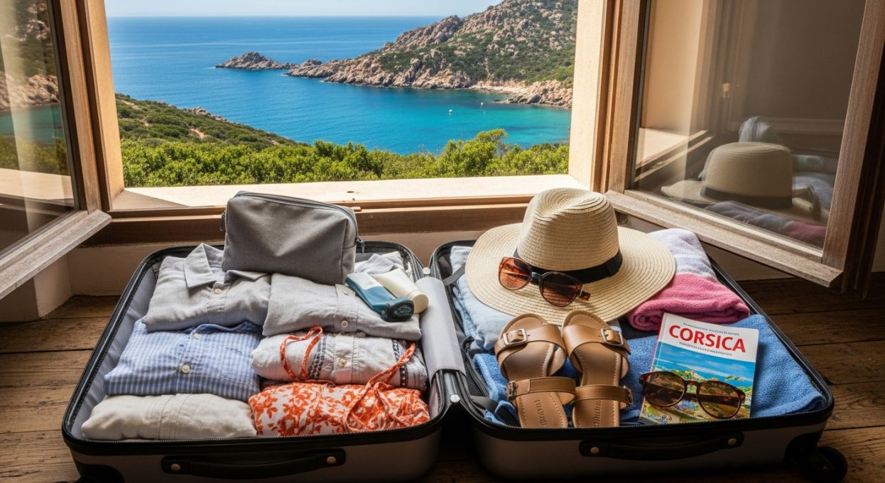 Comment préparer sa valise pour un séjour en Corse