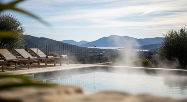 Hébergements avec piscine chauffée : profiter de la Corse toute l’année