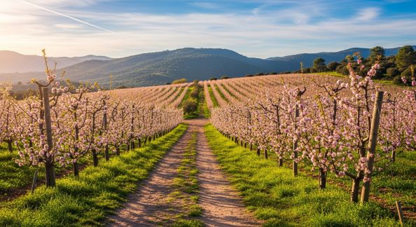 Balades printanières au cœur des vergers corses en fleurs
