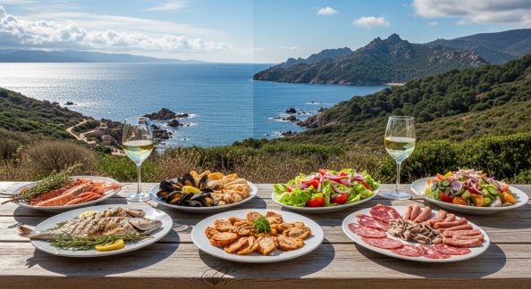 Recettes traditionnelles de la mer à la montagne : la diversité des tables corses