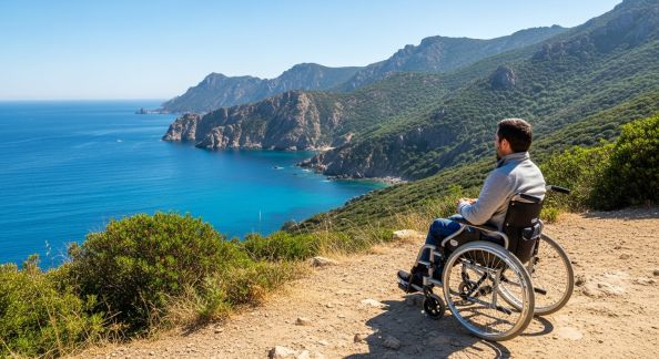 Conseils pour voyager en Corse avec un handicap non moteur