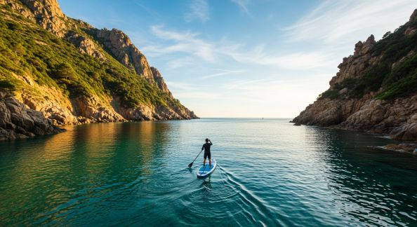 Paddle en Corse : balades et conseils pour débutants et confirmés