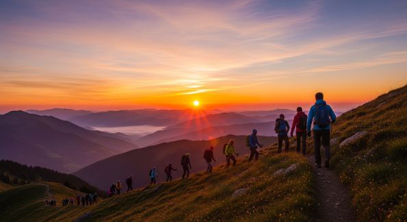 Partir à l’aube : les meilleures randonnées pour admirer le lever du soleil