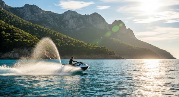 Sensations fortes : où faire du jet ski en Corse