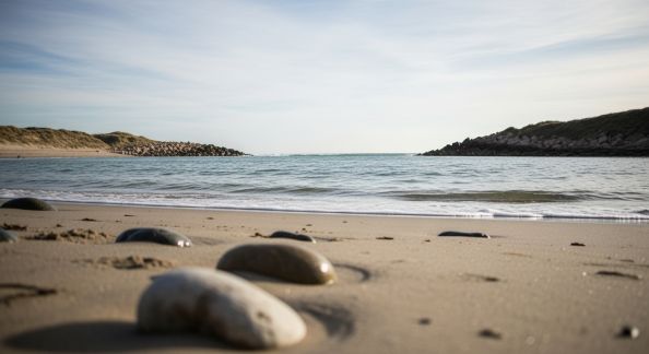 Sélection des plages abritées du vent pour une journée paisible