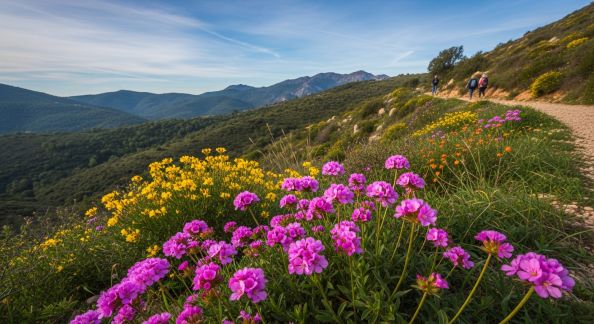 Explorer la Corse au printemps : idées de promenades fleuries