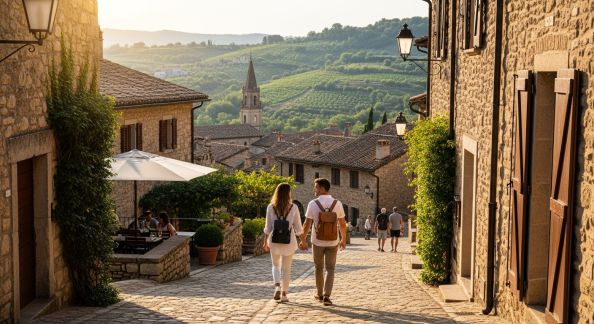 Vacances sans voiture : hébergements au cœur des villages accessibles à pied