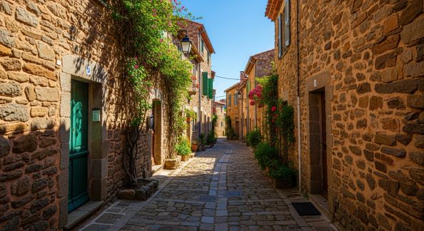 Balade dans les ruelles typiques des villages corses du Sud