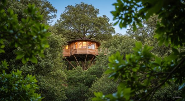 Expériences insolites : dormir dans une cabane perchée en pleine nature corse