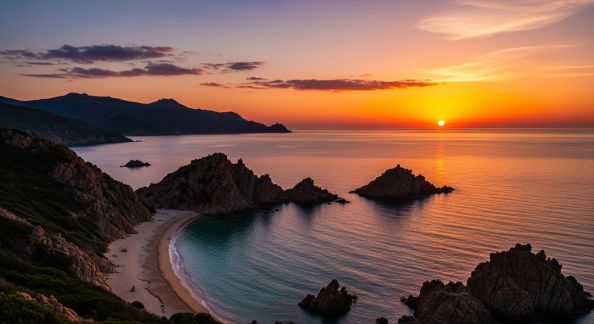 Promenades au coucher du soleil : les plus beaux spots de Corse
