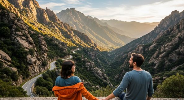 Road trip en couple : itinéraires romantiques à travers l’île de Beauté