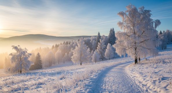 Balades en hiver : paysages givrés et ambiances paisibles